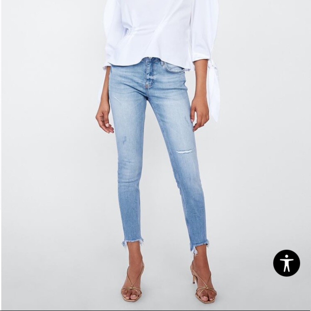 Zara Skinny Sonora Blue Jeans